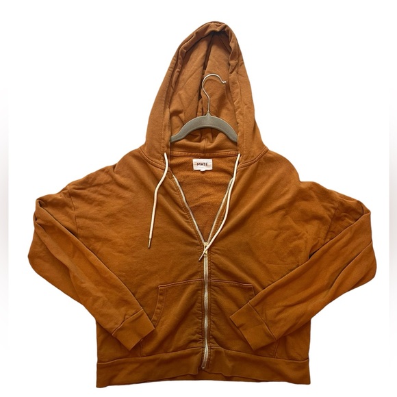MATE The Label Organic Fleece Zip Hoodie - Picture 1 of 8